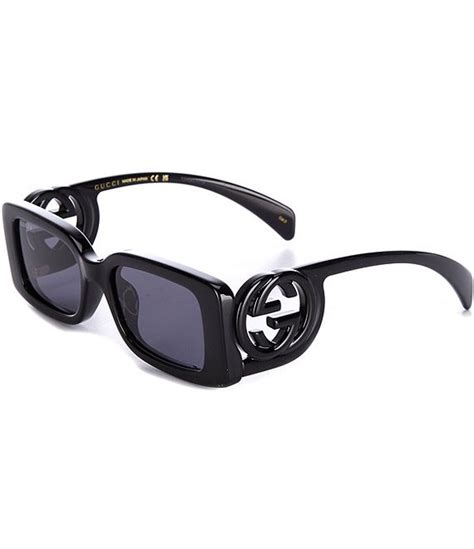 rectangle sunglasses gucci|gucci rectangle sunglasses women.